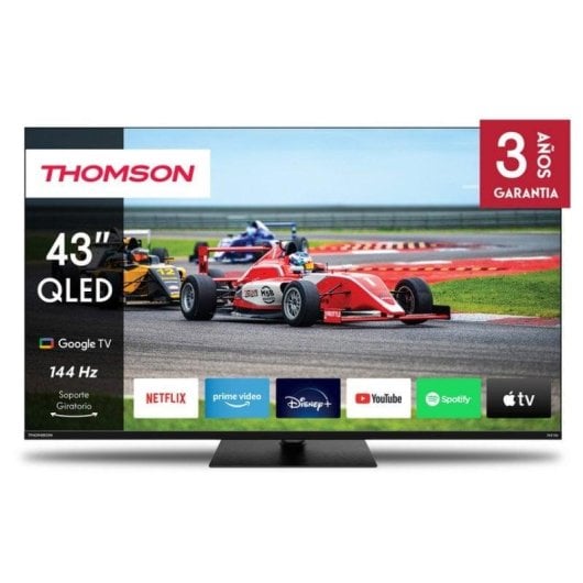 TV Thomson QLED 43QG7C14 43" 4K UltraHD 144Hz Smart TV Google TV HDR10 Dolby Vision Atmos