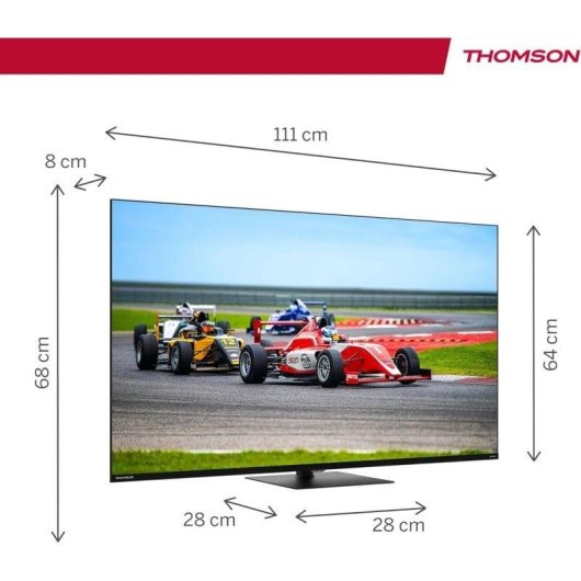TV Thomson QLED Pro 50QG7C14 50" 4K UltraHD 144Hz Smart TV Google TV HDR10 Dolby Vision