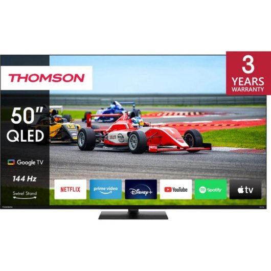 TV Thomson QLED Pro 50QG7C14 50" 4K UltraHD 144Hz Smart TV Google TV HDR10 Dolby Vision
