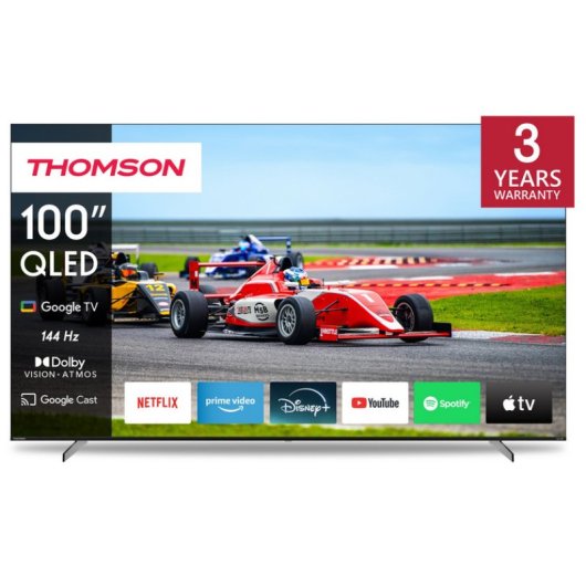 Thomson 100QG7S14 100'' QLED Pro UltraHD 4K 144Hz Google TV