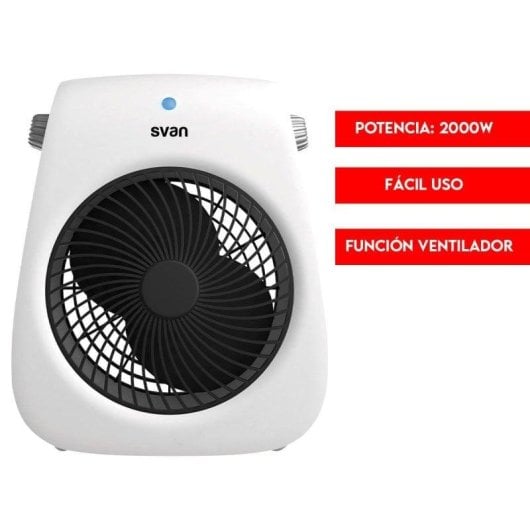 Heizlüfter Svan SCEV2002V 2000W Kompakt Weiß