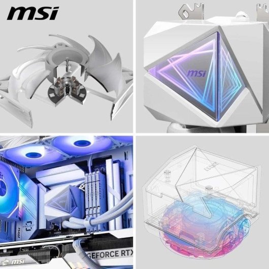 MSI MAG CORELIQUID I360 Kit de Refrigeración Líquida 360mm - Blanco