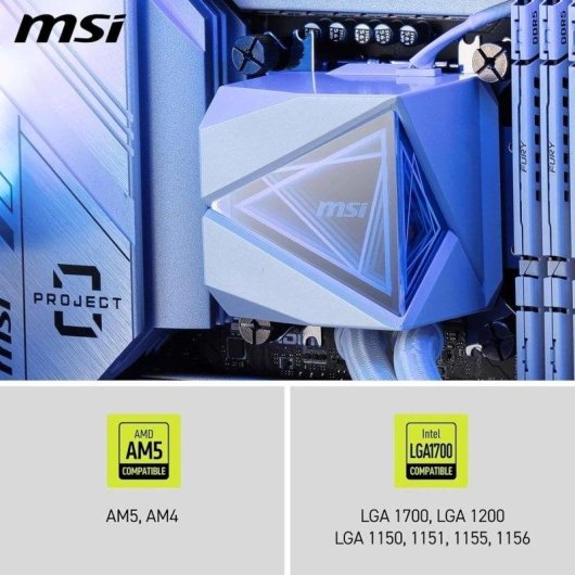 MSI MAG CORELIQUID I360 Kit de Refrigeración Líquida 360mm - Blanco