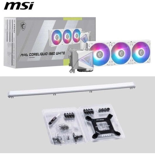 MSI MAG CORELIQUID I360 Kit de Refrigeración Líquida 360mm - Blanco