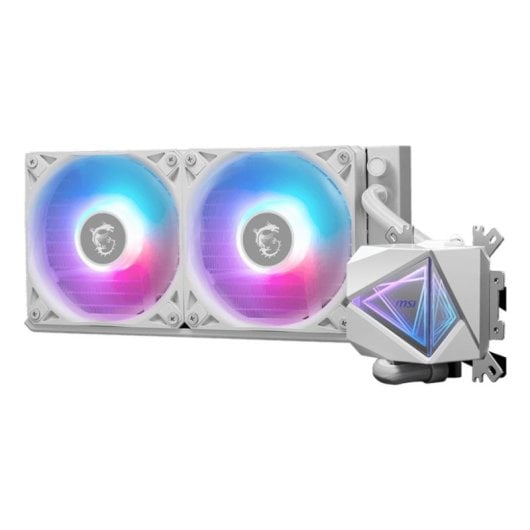 Refrigeração Líquida MSI MAG CORELIQUID I240 240mm 2 Ventoinhas ARGB Branco