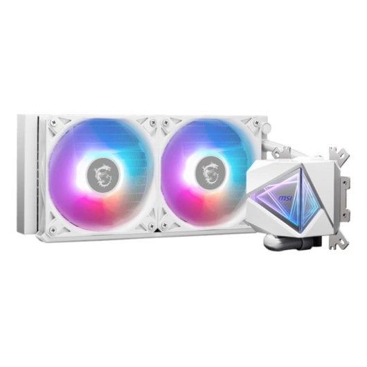 Refrigeração Líquida MSI MAG CORELIQUID I240 240mm 2 Ventoinhas ARGB Branco