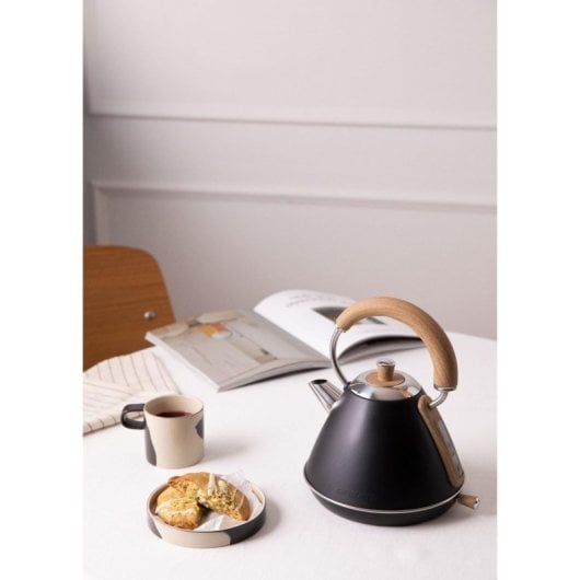 Create Kettle Retro Hervidor de Agua Eléctrico 1L 1200W Negro