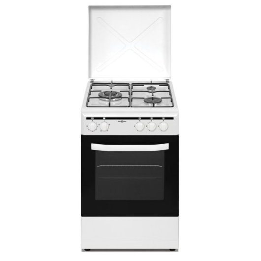 Vitrokitchen CB5535BN Fogão a Gás Natural 3 Queimadores com Forno Elétrico Branco