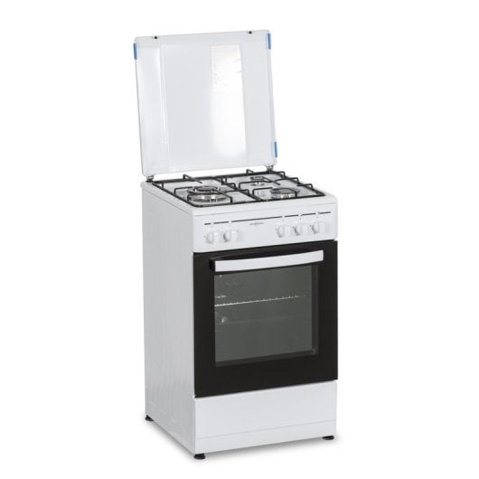 Vitrokitchen CB5535BN Fogão a Gás Natural 3 Queimadores com Forno Elétrico Branco