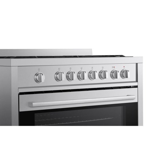 Vitrokitchen ST9060IB Cocina a Gas Butano 5 Fuegos con Horno Eléctrico 90cm