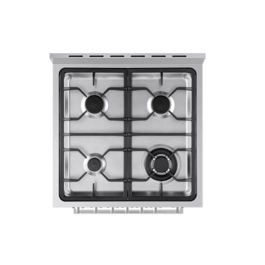 Vitrokitchen ST6060IN Cocina a Gas Natural 4 Fuegos con Horno Eléctrico 60cm