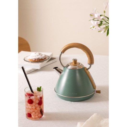 Create Kettle Retro Hervidor de Agua Eléctrico 1L 1200W Sage
