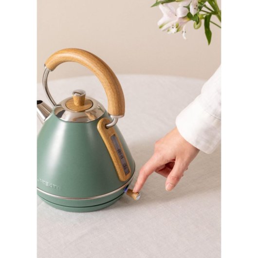 Create Kettle Retro Hervidor de Agua Eléctrico 1L 1200W Sage