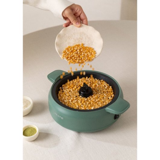 Create Popcorn Maker Studio Máquina de Palomitas con Fundidor de Mantequilla 500W Verde