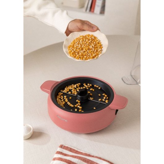 Create Popcorn Maker Studio Máquina de Palomitas con Fundidor de Mantequilla 500W Terracota