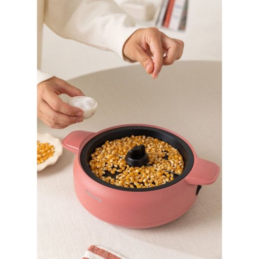 Create Popcorn Maker Studio Máquina de Palomitas con Fundidor de Mantequilla 500W Terracota