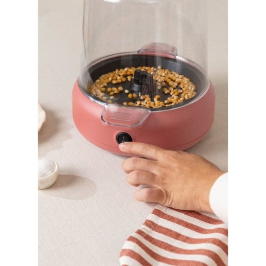 Create Popcorn Maker Studio Máquina de Palomitas con Fundidor de Mantequilla 500W Terracota