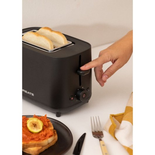 Create Toast Studio Tostadora de 2 Ranuras 750W Negro