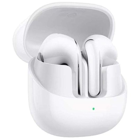Écouteurs Xiaomi Buds 5 sans fil Bluetooth avec Réduction Active du Bruit, Microphone et connectivité avancée, blanc