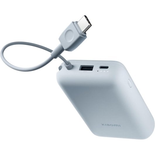 Xiaomi Powerbank 10000mAh Integriertes Kabel Eisblau