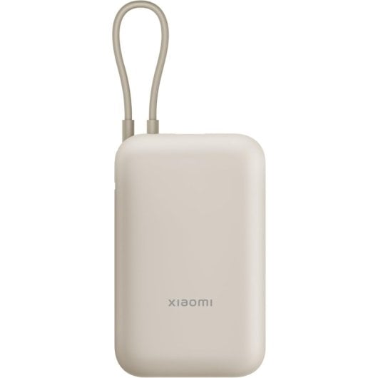 Xiaomi Powerbank 10000mAh com Cabo Integrado Bege