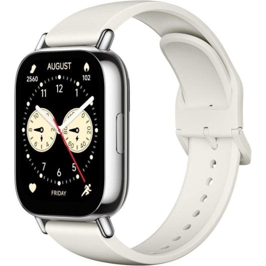 Xiaomi Redmi Watch 5 Lite Bluetooth GPS 48mm AMOLED Dourado Branco Resistência à Água 5ATM