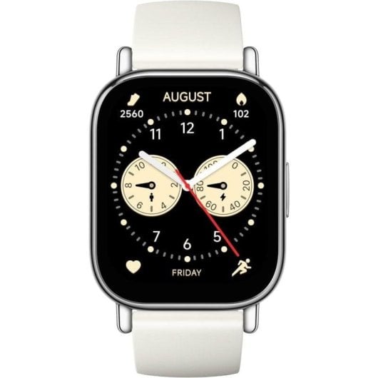 Xiaomi Redmi Watch 5 Lite Bluetooth GPS 48mm AMOLED Dourado Branco Resistência à Água 5ATM