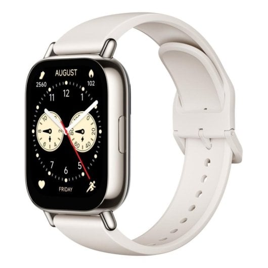 Xiaomi Redmi Watch 5 Lite Bluetooth GPS 48mm AMOLED Dourado Branco Resistência à Água 5ATM