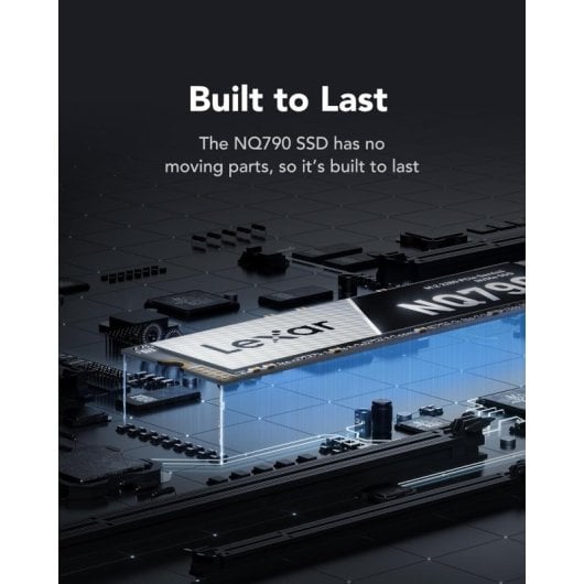 Lexar NQ790 1 TB SSD-Festplatte 7000 MB/s NVMe PCIe 4.0 M.2 Gen4