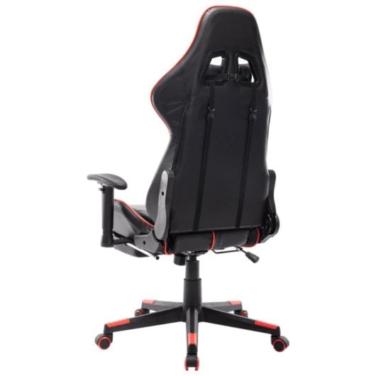 VidaXL Soul Silla Gaming con Reposapiés Negro/Rojo