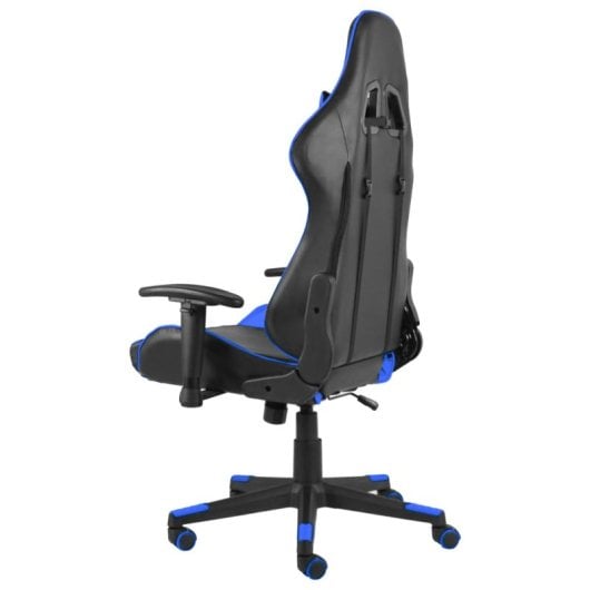 VidaXL Kenssi Cadeira Gaming com Altura Ajustável e Reclinável Azul