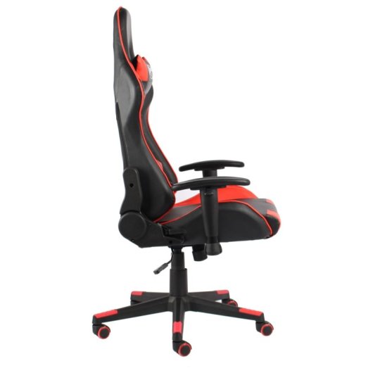 VidaXL Kenssi Silla Gaming con Altura Ajustable Y Reclinable Rojo