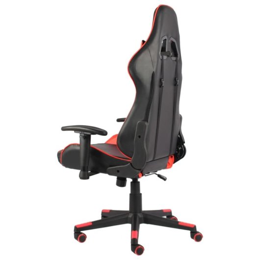 VidaXL Kenssi Silla Gaming con Altura Ajustable Y Reclinable Rojo