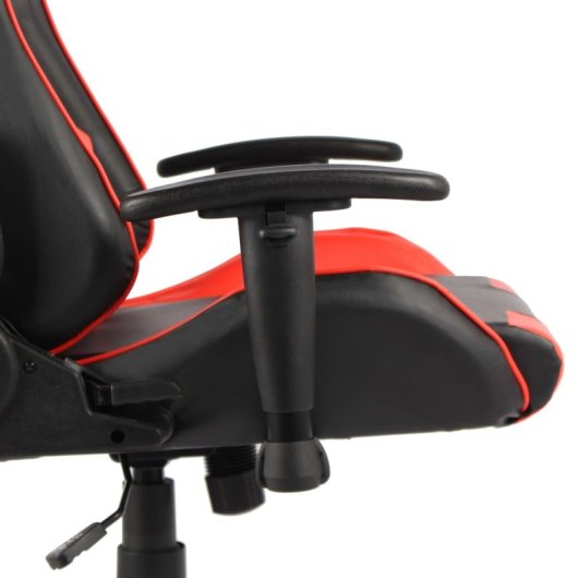 VidaXL Kenssi Silla Gaming con Altura Ajustable Y Reclinable Rojo