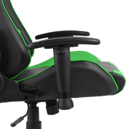VidaXL Kenssi Silla Gaming con Altura Ajustable Y Reclinable Verde