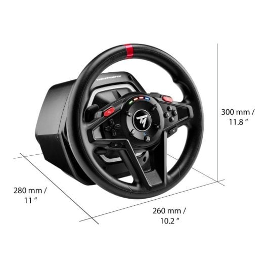 Next Level Racing GT Lite + Thrustmaster T128 Volante de Carrida com Pedais Magnéticos PS5/PS4/PC