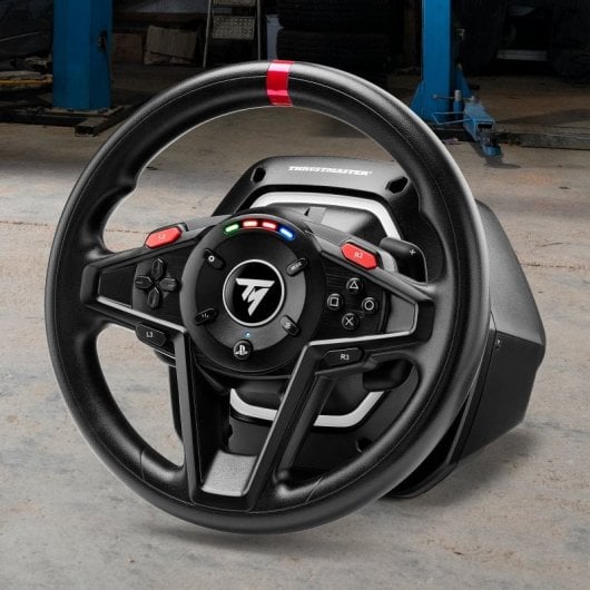 Next Level Racing GT Lite + Thrustmaster T128 Volante de Carrida com Pedais Magnéticos PS5/PS4/PC