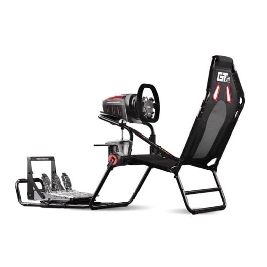 Next Level Racing GT Lite + Thrustmaster T128 Volante de Carrida com Pedais Magnéticos PS5/PS4/PC