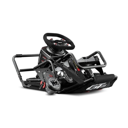 Next Level Racing GT Lite + Thrustmaster T128 Volante de Carrida com Pedais Magnéticos PS5/PS4/PC