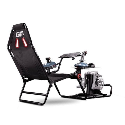Next Level Racing GT Lite + Thrustmaster T128 Volante de Carrida com Pedais Magnéticos PS5/PS4/PC