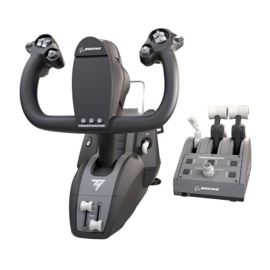 Next Level Racing Flight Stand Pro Soporte para Simulador de Vuelo + TCA Yoke Pack Boeing Edition