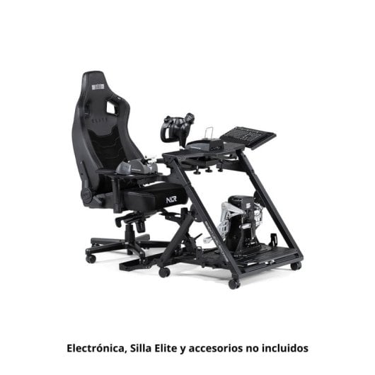 Next Level Racing Flight Stand Pro Soporte para Simulador de Vuelo + TCA Yoke Pack Boeing Edition