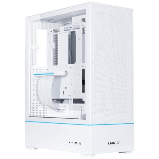 Lian-Li SUP01 Mid Tower ARGB Vidro Temperado USB-C 3.2 Branca