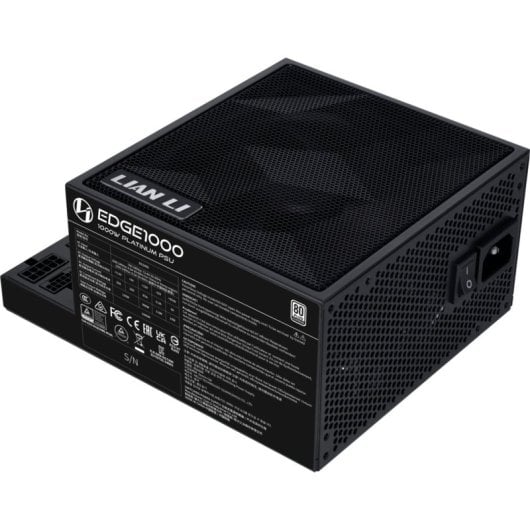 Lian-Li EDGE 1000 ATX 3.1 PCIe 5.1 Black 1000W 80 Plus Platinum Modular