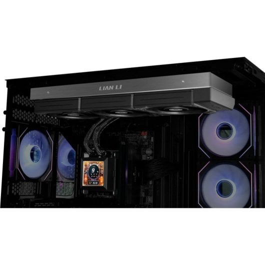 Lian-Li HydroShift LCD 360S Kit de refroidissement liquide 360 mm avec écran LCD IPS 2,88" Noir