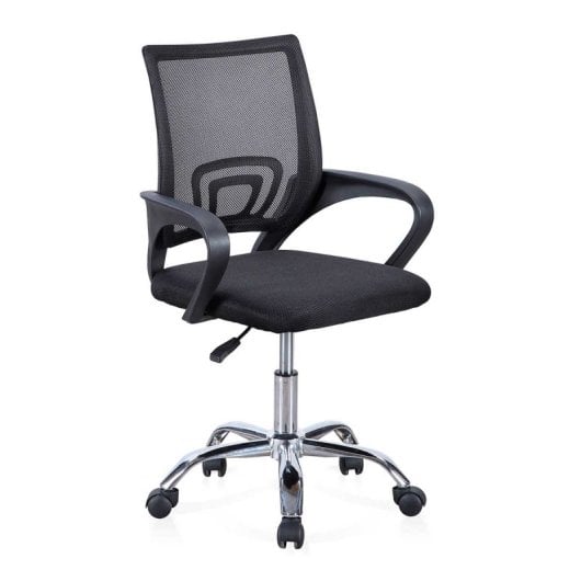 Adec Vita Silla de Estudio Giratoria con Altura Regulable Negro