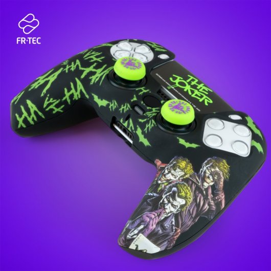 FR-TEC DC Combo Joker Pack de Customización y Protección Completo para Mandos PS5