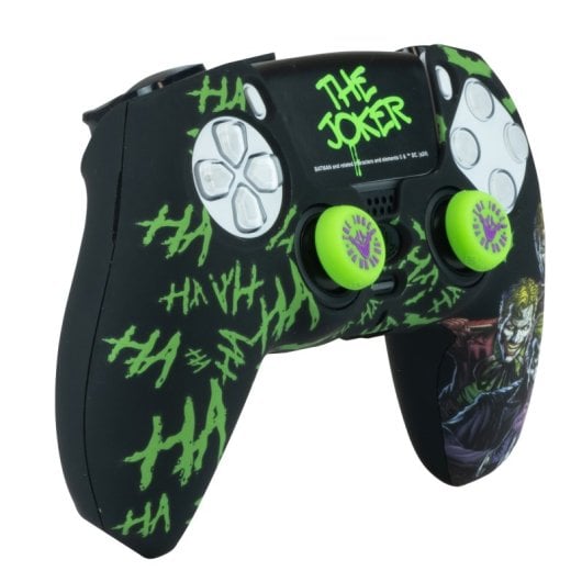 FR-TEC DC Combo Joker Pack de Customización y Protección Completo para Mandos PS5