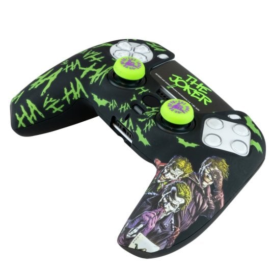 FR-TEC DC Combo Joker Pack de Customización y Protección Completo para Mandos PS5