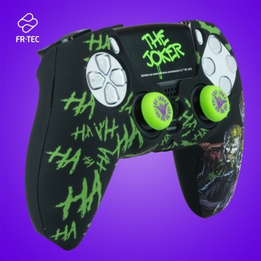 FR-TEC DC Combo Joker Pack de Customización y Protección Completo para Mandos PS5